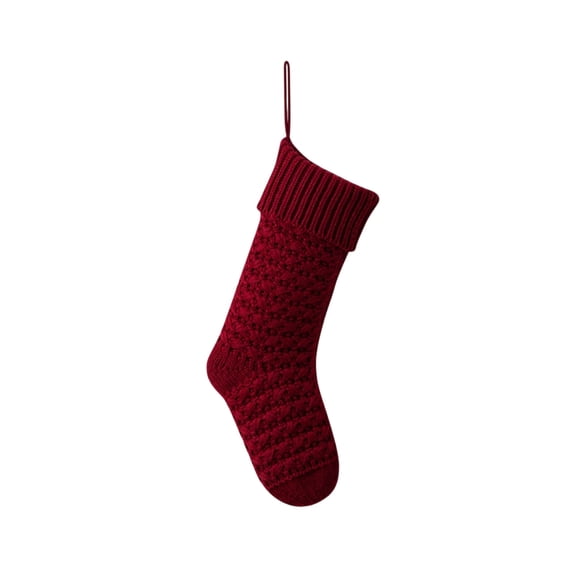 Virelaxpo Jumbo Christmas Stocking with Ample Space for Treats and Presents - Holiday Decoration for Home Fireplace Mantel Staircase, Made of Durable Polyester