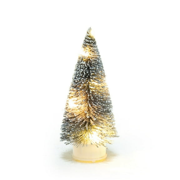Virelaxpo LED Illuminated Mini Christmas Tree with Lights for Desktop Decoration,Home Decor and Party Atmosphere,Small Festive Tree