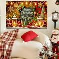 thumbnail image 1 of Virelaxpo Large Christmas Tapestry Wall Hanging for Room Decor, Festive Polyester Fabric 150x90cm Washable Home Accent, 1 of 6