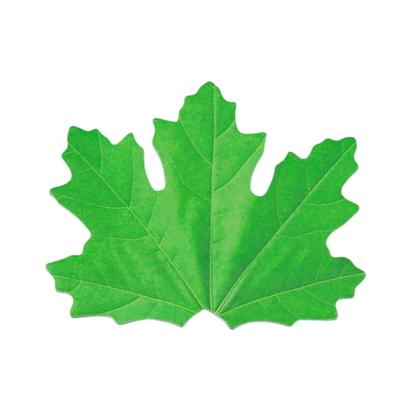 Virelaxpo Maple Leaf Shaped Sticky Notes 25 Sheets Memo Pads for Office Desk Organization Reminders