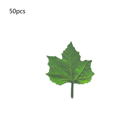 Virelaxpo Maple Leaf Shaped Sticky Notes 50 Sheets Memo Pads for Office Desk Organization Reminders