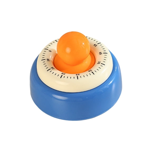 Virelaxpo Mechanical Countdown Timer with Magnetic Back, Visual Display for Kitchen, Baking - Battery Free Operation for Home Use