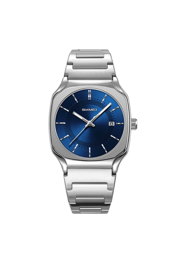 Mens Quartz Watch, Stainless Steel Wristwatch with Date Calendar and Luminous Hands, for Office Wear, Business, Daily Timekeeping