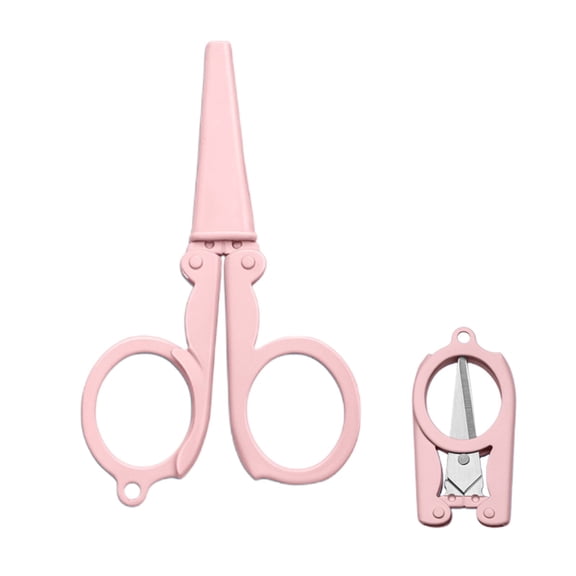 Virelaxpo Mini Foldable Travel Scissors Compact Stainless Steel Scissors for Crafting Everyday Use