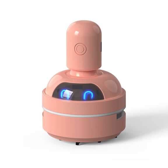 Virelaxpo Mini Vacuum Cleaner for Desk, USB Rechargeable Cordless Small Vacuum, Handheld Cleaner for Crumbs on Office Desk and Keyboard