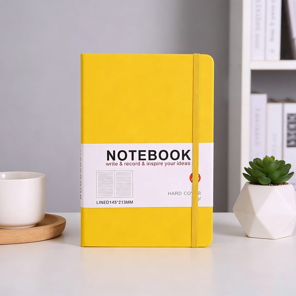 Virelaxpo Notebook, Thick Pages Solid Color Design for Office Notes, Idea Jotting and Daily Planning