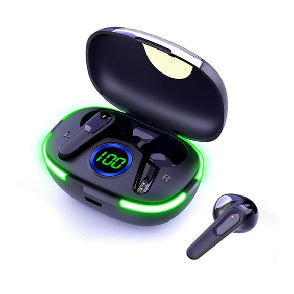 Virelaxpo PRO80 Low Power Consumption Bluetooth Earbuds with Touch Control Digital Display and Long Battery Life for Daily Commuting and Music Streaming