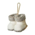 thumbnail image 1 of Virelaxpo Plush Christmas Boot Ornament, Mini Boot Pendant for Tree and Holiday Decoration - Soft Fabric Construction, Multiple Color Choices, Festive Accent for Home and Gifting, 1 of 7