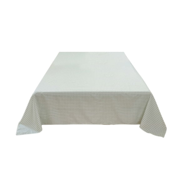 Virelaxpo Polyester Checkered Flat Sheet, Washable and Durable Bed Sheet for Large Beds, Perfect for Bedroom and Home Use, Size 87x91 Inches