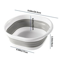 Virelaxpo Portable Foldable Foot Bath Bucket with Massage Function for Home Use, Heat Retention