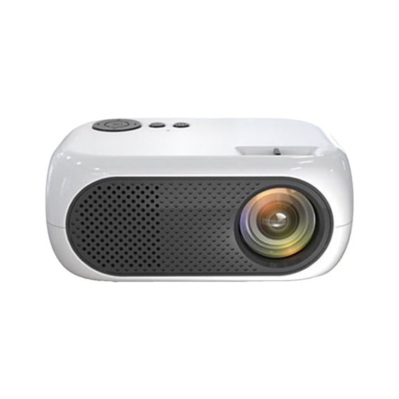 Virelaxpo Portable Mini HD Projector with 1080p Decoding, USB HDMI AV Ports for Home Theater, Outdoor Camping and Multi-Device Playback