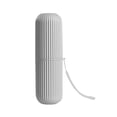 thumbnail image 1 of Virelaxpo Portable Travel Toothbrush Case with Integrated Toothpaste Holder - Compact Lightweight Toothbrush Organizer Set for Travel, Camping, Business Trips, and Daily Hygiene Routines, 1 of 6