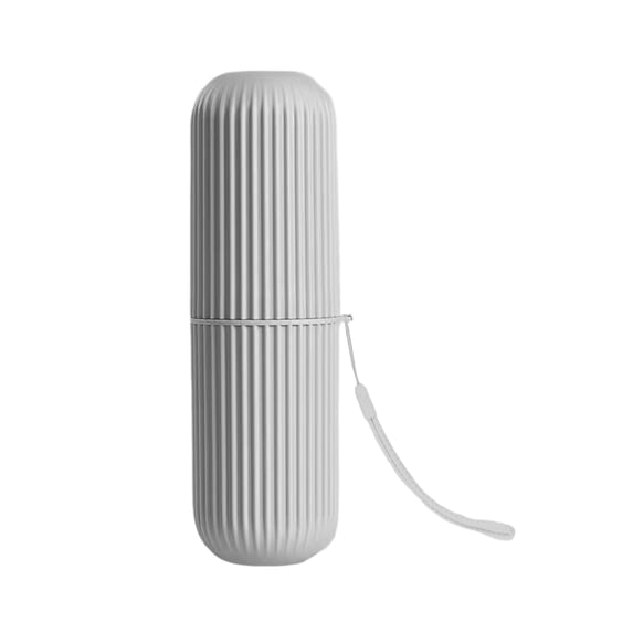 Virelaxpo Portable Travel Toothbrush Case with Integrated Toothpaste Holder - Compact Lightweight Toothbrush Organizer Set for Travel, Camping, Business Trips, and Daily Hygiene Routines