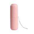 thumbnail image 1 of Virelaxpo Portable Travel Toothbrush Case with Integrated Toothpaste Holder - Compact Lightweight Toothbrush Organizer Set for Travel, Camping, Business Trips, and Daily Hygiene Routines, 1 of 6