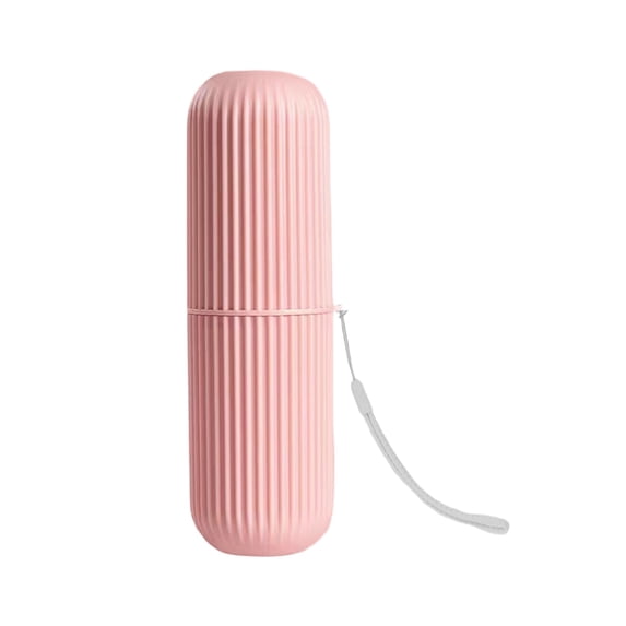 Virelaxpo Portable Travel Toothbrush Case with Integrated Toothpaste Holder - Compact Lightweight Toothbrush Organizer Set for Travel, Camping, Business Trips, and Daily Hygiene Routines