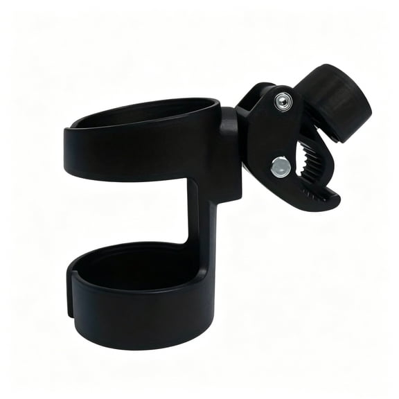 Virelaxpo Rail Mount Cup Holder - Quick Release Rotatable Water Bottle Holder for Boat Railing, Bike Handlebar and Gym Equipment, Outdoor Drink Caddy for Travel