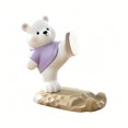 thumbnail image 1 of Virelaxpo Resin Phone Stand with Bear for Desk Home Office Video Calls and Entertainment Hands-Free Holder Decorative Ornament, 1 of 9