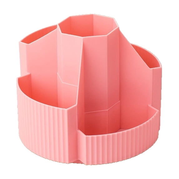 Virelaxpo Rotating Desk Organizer with Multiple Compartments, 360-Degree Rotating Base for Office Desk and Home, Pen Holder and Storage Container for Stationery
