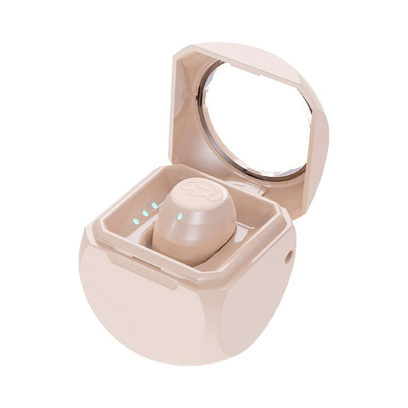 Virelaxpo Single Ear Mini In-Ear Bluetooth Earphone, Bluetooth 5.4, Low Latency, Digital Display Charging Case, 8-Hour Use for Sports and Gaming