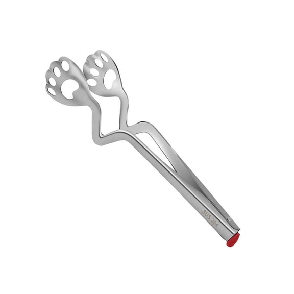 Virelaxpo Stainless Steel Kitchen Claw Clip Food Tongs for Barbecue Picnic Outdoor Cooking Serving and Grilling Accessories