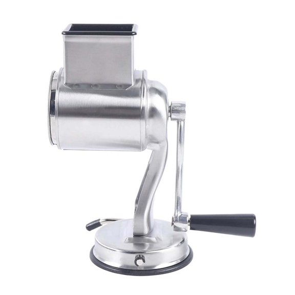 Virelaxpo Stainless Steel Roller Vegetable Cutter with Suction Cup, Multifunctional Kitchen Tool for Chopping, Grating Cheese, Easy to Clean Hand Crank Food Prep