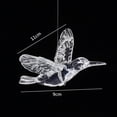 thumbnail image 1 of Virelaxpo Transparent Acrylic Hummingbird Hanging Decoration for Wedding and Home Decor with Crystal-like Edges and Light Reflection, 1 of 4