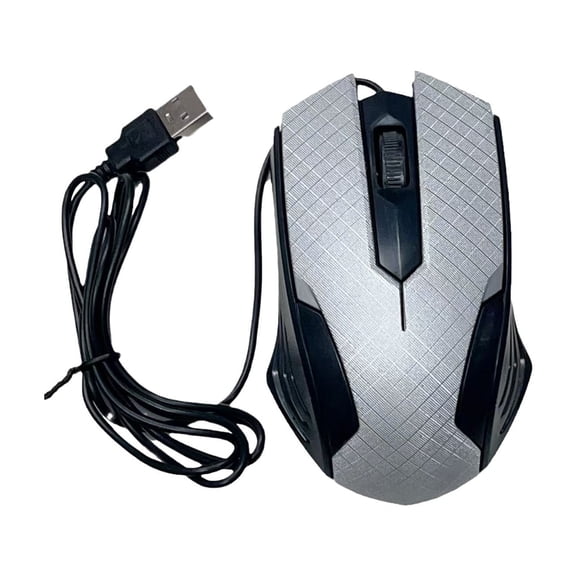 Virelaxpo USB Wired Optical Mouse with Ergonomic Design and Stable Connection for Office, Gaming, and Home Computer Use
