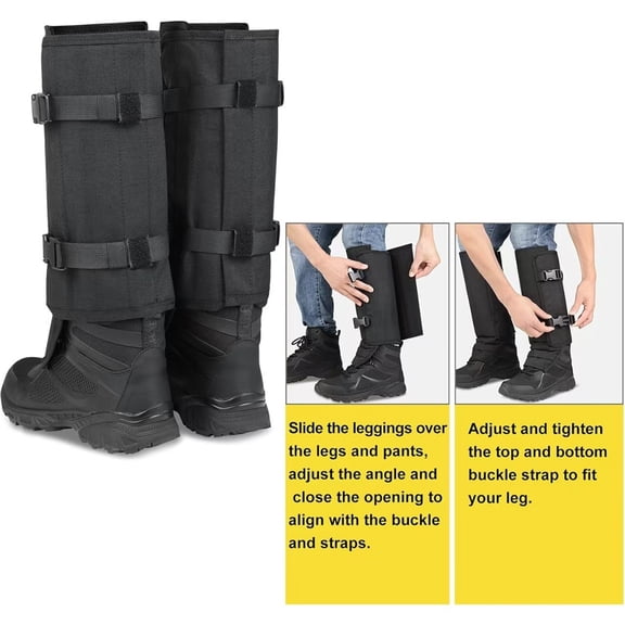 Virelaxpo Unisex Snake Guard Gaiters Outdoor Mountaineering Leg Protection Hiking Gear For Trail Yard Thorn Resistant