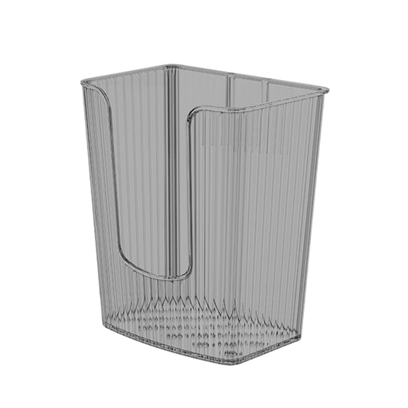 Virelaxpo Wall Mounted Tissue Box Holder Bathroom Kitchen Adhesive Tissue Paper Dispenser No Drill Installation Clear