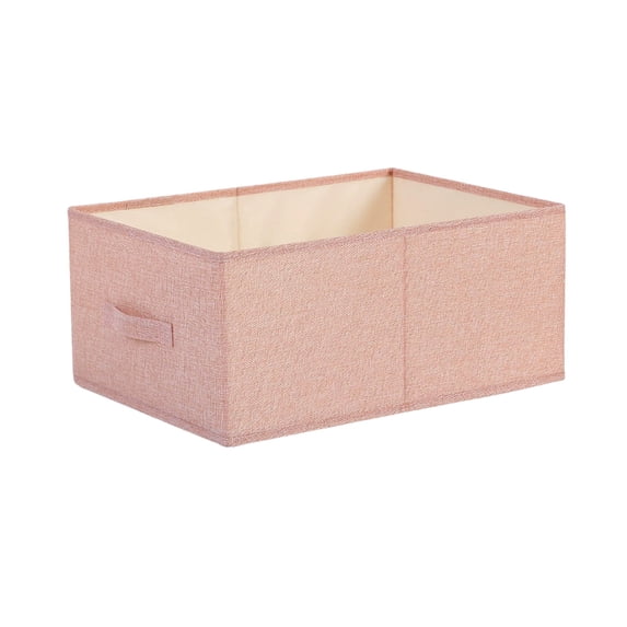 Virelaxpo Washable Drawer Style Storage Box, Cottons Linen Fabric Organizer for Wardrobe Closet and Toy Storage, Foldable Storage Bin for Home Organization