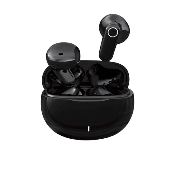 Virelaxpo Wireless Half-In-Ear Bluetooth Earbuds with Short Stems, 350-Hour Total Battery, Noise Reduction, Bluetooth 5.4, for Daily Commute and Gym Sessions