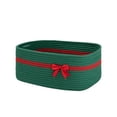 thumbnail image 1 of Virelaxpo Woven Storage Basket for Home Organization and Gift Giving, Cotton Bin with Handles for Toys Clothes, Versatile Decor for Living Room and Bedroom, 1 of 6