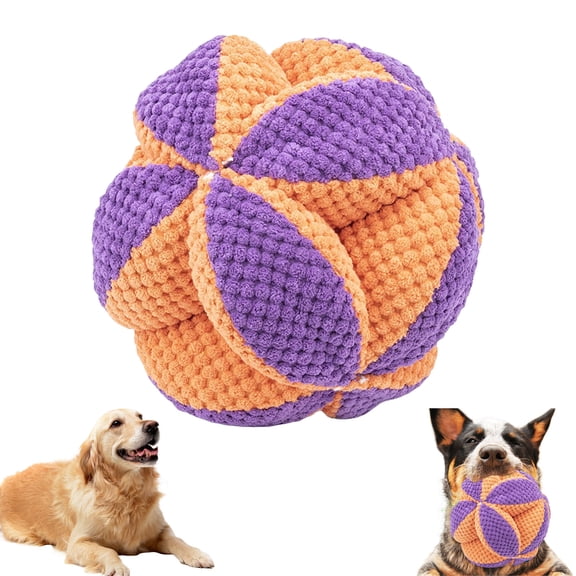 Virenlux Snuffle Ball for Small Dogs Interactive Slow Feeder Puzzle Toy to Keep Them Busy Soft Fabric Foraging Toy Sensory Stimulation & Mental Exercise Fun Snack Hunt Game for Puppies