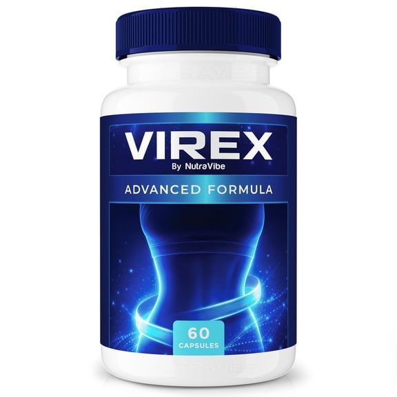 Virex  Original Virex Capsules with a Natural Daily Blend for Energy & Wellness | Clean, Gentle, Easy-to-Swallow Pills (60 Capsules)