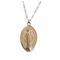 thumbnail image 1 of Virgen Mary Pendant Necklace For Woman And Man Religious Jewelry & Party Gifts Mother's Day Birthday Anniversary Gifts for Mom Of The Day, 1 of 5