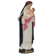 Virgen Rosa De Lima 12" Patrona Del Per  Religiosa Dominica Que se Consagr  a Dios Desde Joven, Resin Religious Figure Rose of Lima