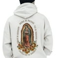 thumbnail image 1 of Virgen de Guadalupe Hoodie – Unisex Virgin Mary Our Lady of Guadalupe Pullover, Back Print Religious Hoodie for Men and Women, Classic Cotton Faith Apparel, 1 of 7