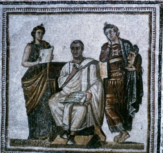 Virgil Mosaic Canvas Art - (18 x 24)