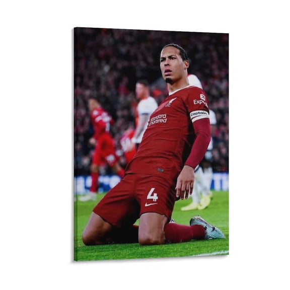 Virgil Van Dijk Canvas Poster Print Photo Art Painting Canvas Poster Home Decorative Bedroom Modern Decor Posters Gifts 16x24inch(40x60cm)
