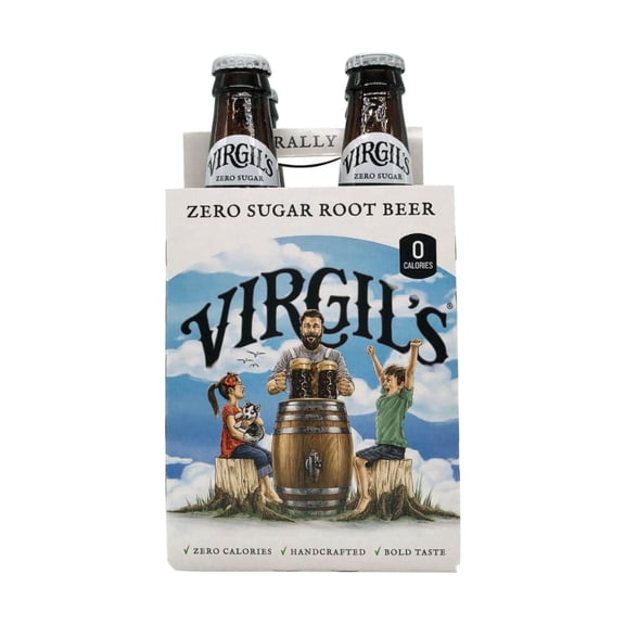 Virgil's - Soda Zero Sugar Root Beer Can - Case Of 6-4/12 Fluid Ounces