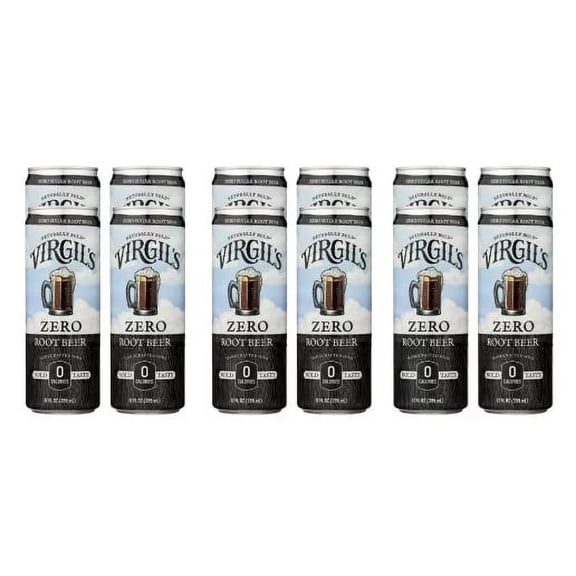 Virgil's Zero Sugar Root Beer 12ounce (Pack of 12)