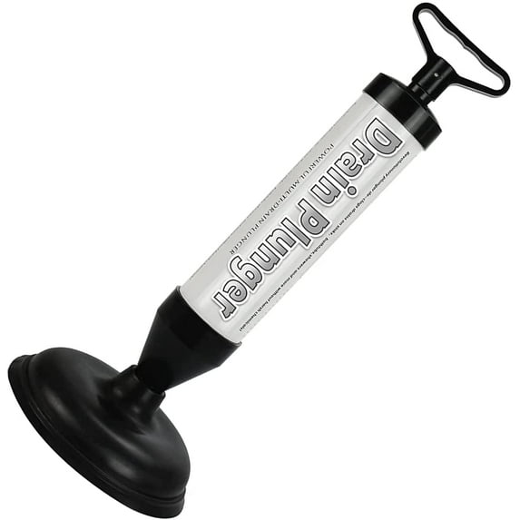 VirgilSon Toilet Plunger Set Air Pump Drain Unblocker Drain Clog Remover Tool for Clears Toilets, Bathtub, Showers, Sinks, Drains