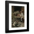 thumbnail image 1 of Virgilio Ripari 15x24 Black Modern Framed Museum Art Print Titled - Pigeons at the Window, 1 of 5