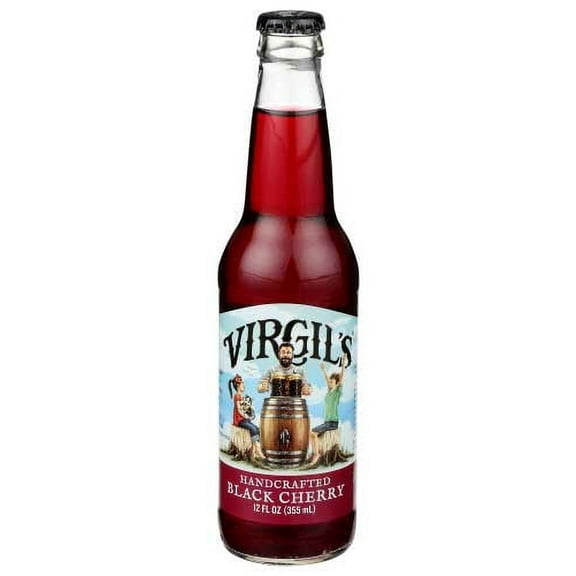 Virgils Black Cherry Soda, 12 Ounce -- 24 per case.