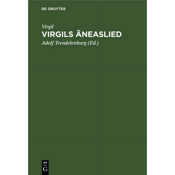 Virgils Ãneaslied, (Hardcover)
