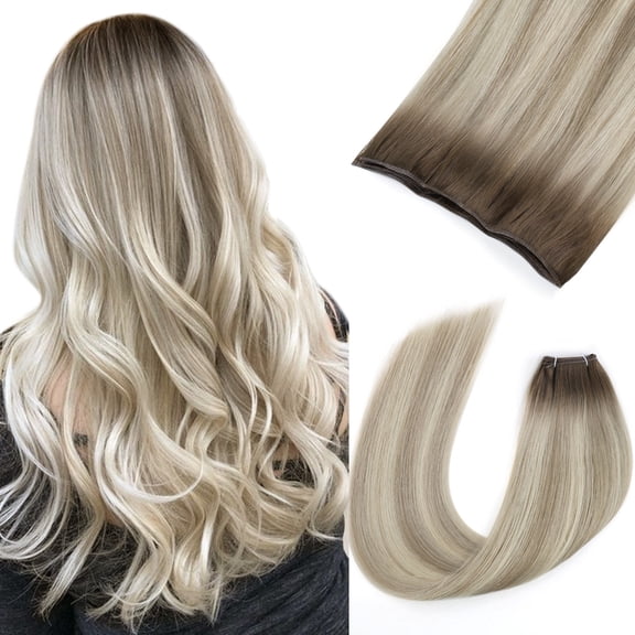 Virgin Genius Weft Rooted Highlights R4-P4/18A# 22 Inch