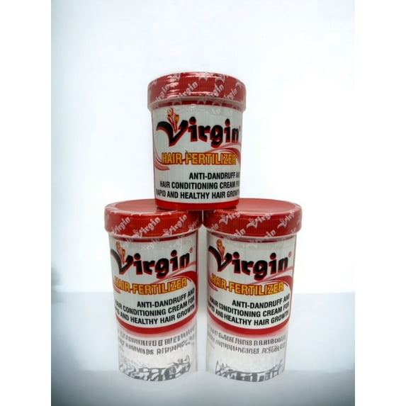 Virgin Hair Fertilizer - Anti Dandruff & Hair Conditioning Cream Jar 200g (8oz) 24 PACK