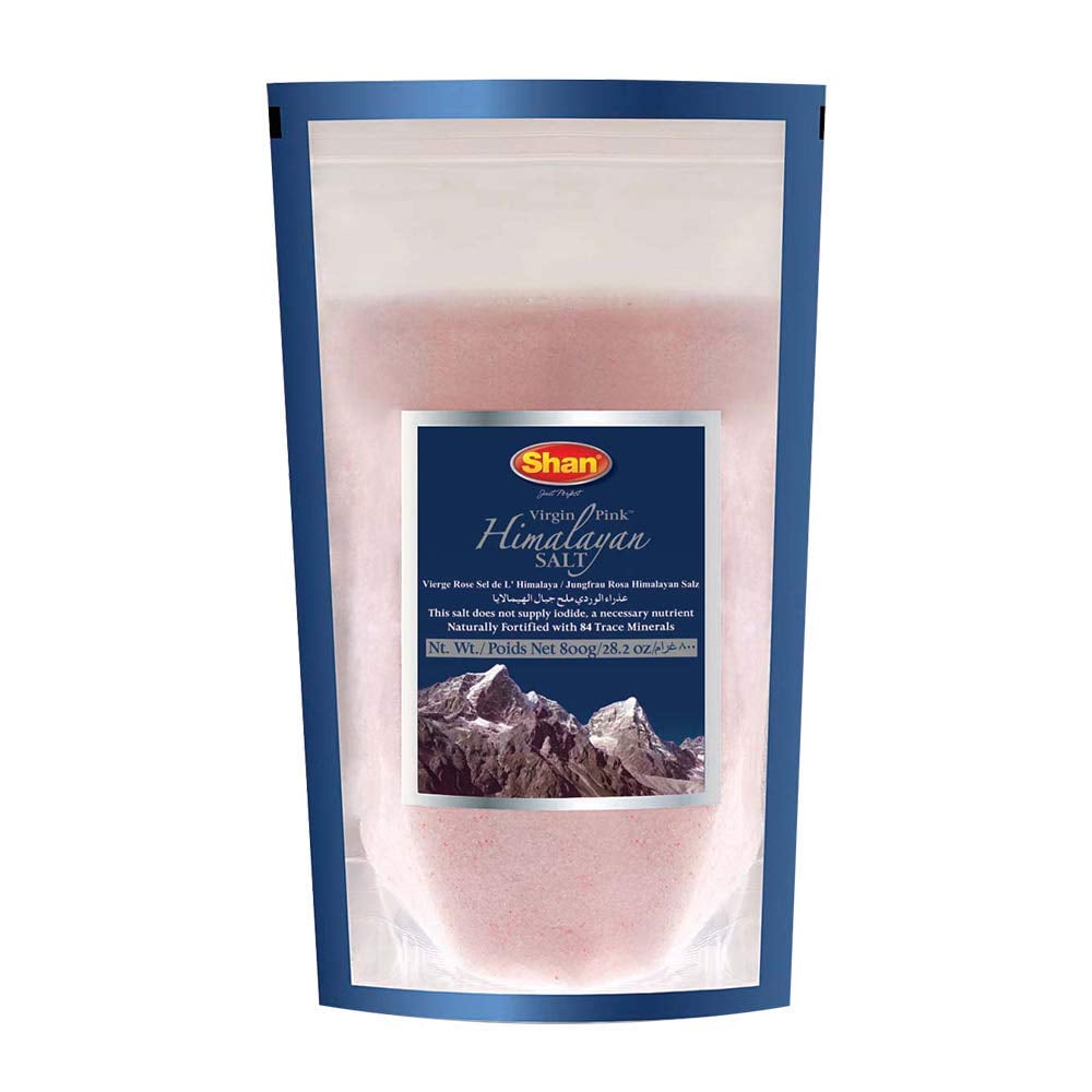 Virgin Himalayan Salt Fine Grain (800g) Naturally Fortified with 84