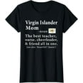 thumbnail image 1 of Virgin Islander Mom Definition Tee US Virgin Islands Flag T-Shirt, 1 of 3