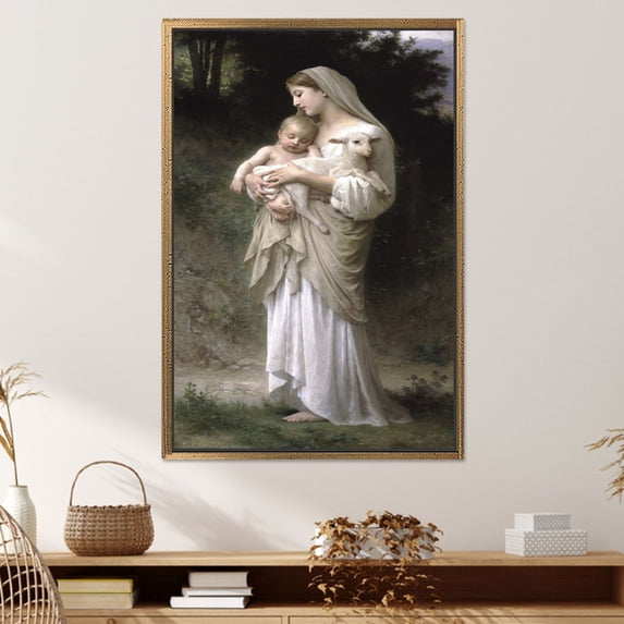 Virgin Mary Catholic Religious Wall Art Canvas Print Mother of God ...